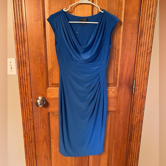 Ralph Lauren dress size 4 Jersey Surplice - Picture 3 of 5